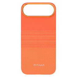 Чехол (накладка) Apple iPhone 17 Air, Pitaka Ultra Slim, MagSafe, Sunset Orange, Рисунок