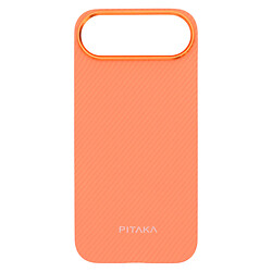 Чехол (накладка) Apple iPhone 17 Air, Pitaka Ultra Slim, MagSafe, Twill Orange, Рисунок