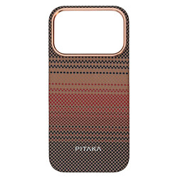 Чехол (накладка) Apple iPhone 17 Pro Max, Pitaka Ultra Slim, MagSafe, Sunset, Рисунок