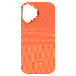 Чохол (накладка) Apple iPhone 17, Pitaka Ultra Slim, Sunset Orange, MagSafe, Малюнок