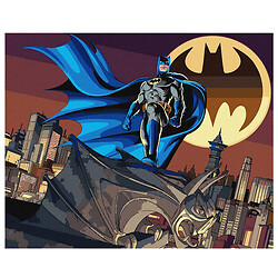 Картина по номерам WB "Batman: Часовой Готема", 40х50 см, Ідейка