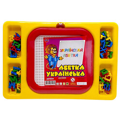 Мозаїка „Абетка українська”, велика, зі знімним полем, МІКС видів, Промтекс