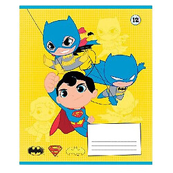 Зошит "DC Comics", 12 л., кос., софт тач + УФ лак, Kite