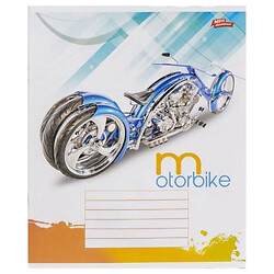 Зошит на 12 аркушів "MOTORBIKE", лінія, 20 шт., Мрії Збуваються