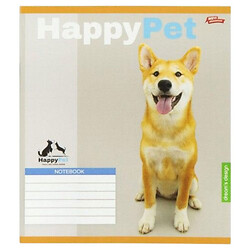 Зошит КОЛЬОРОВИЙ на 18 аркушів "HAPPY PET", КЛІТИНА, 20 ШТ., Мрії Збуваються