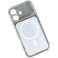Чехол (накладка) Apple iPhone 17, Neon Pulse, MagSafe, Белый