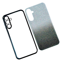 Чохол (накладка) Xiaomi Redmi 13 / Redmi Note 13R, Ombre Glitter Chrome, Black Chrome, Чорний