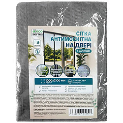 Сітка антимоскітна на двері з магнітами Eco Series, мікс, 100х210 см