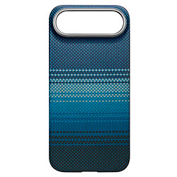 Чехол (накладка) Apple iPhone 17 Air, Carbon Style, MagSafe, Синий