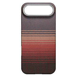 Чохол (накладка) Apple iPhone 17 Air, Carbon Style, MagSafe, Червоний