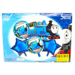 Набор воздушных шаров "Поезд. Thomas & Friends" для создания фотозоны, 5 шт., Mic