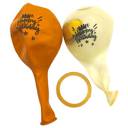 Набор шаров "Happy birthday", 10штx30см, Z.Y. Ballon
