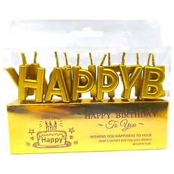 Свічки для торта "Напис - Happy Birthday", Mic