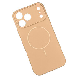 Чехол (накладка) Apple iPhone 14 Pro, Air Beats Full Camera, MagSafe, Кремовый