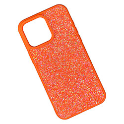 Чохол (накладка) Apple iPhone 15 Pro Max, Помаранчевий Swarovski Diamonds