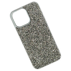 Чохол (накладка) Apple iPhone 17 Pro, Swarovski Diamonds, Dark Silver, Срібний