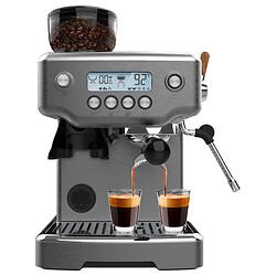 Кофеварка Cecotec Power Espresso 20 Barista Barista Steel & Grind, Черный