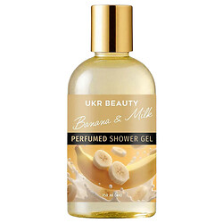 Гель для душа парфюмированный UKR BEAUTY "Banana&Milk", 350 мл