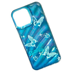 Чохол (накладка) Apple iPhone 16, Wave Dream, Blue Butterflies, Малюнок