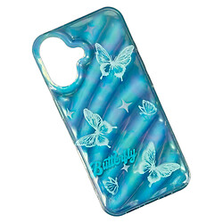 Чохол (накладка) Apple iPhone 17, Wave Dream, Blue Butterflies, Малюнок