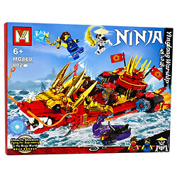 Конструктор "Ninja", 802 елементи, Yinglong Warship