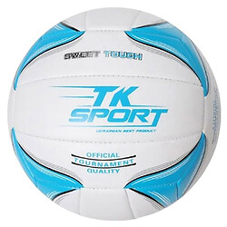 Мяч волейбольный, мягкий PVC, 280 грамм, резиновый баллон, Tk Sport