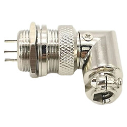 Разъем микрофонный GX16D-10S right angle plug 10 pin