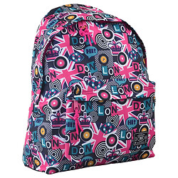 Рюкзак молодежный "Crazy London", р. 42x32x12 см, Yes