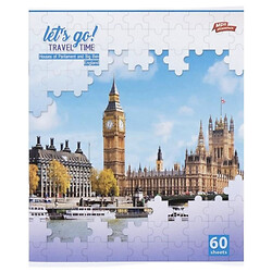 Тетрадь "Travel time", 60л., клетка, 12 шт., микс, Мрії Збуваються