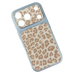 Чохол (накладка) Apple iPhone 16 Pro, Leopard Look, Бежевий