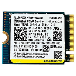 SSD диск SanDisk PC SN7100S, 256 Гб.
