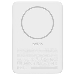 Портативная батарея (Power Bank) Belkin Power Bank Slim Magnetic, 5000 mAh, Белый
