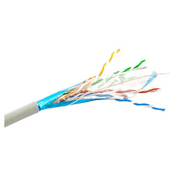 Кабель FTP, Cat 5e, 4PR, CU, 0.51 мм, PVC, indoor, екранований