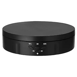 Стенд для предметної зйомки, 14.5см, 360град., ДУ, платформи 18/22см, 3 швидкості, Чорний