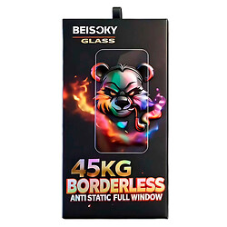 Защитное стекло Apple iPhone 17, BEISOKY Borderless Privacy 45KG, Антишпион, Прозрачный