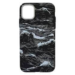 Чехол (накладка) Apple iPhone 11, D-Glory Ultra Slim, MagSafe, Black Wave, Черный