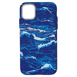 Чехол (накладка) Apple iPhone 11, D-Glory Ultra Slim, MagSafe, Blue Wave, Синий
