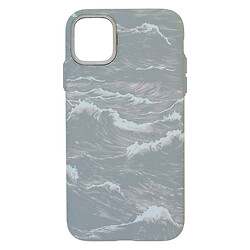 Чехол (накладка) Apple iPhone 11, D-Glory Ultra Slim, MagSafe, Gray Wave, Серый