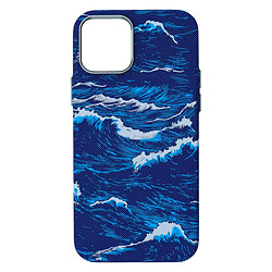 Чехол (накладка) Apple iPhone 12 / iPhone 12 Pro, D-Glory Ultra Slim, MagSafe, Blue Wave, Синий