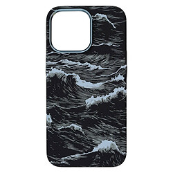 Чехол (накладка) Apple iPhone 12 Pro Max, D-Glory Ultra Slim, MagSafe, Black Wave, Черный