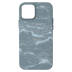 Чехол (накладка) Apple iPhone 13, D-Glory Ultra Slim, MagSafe, Gray Wave, Серый