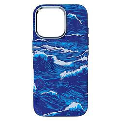 Чехол (накладка) Apple iPhone 14 Pro, D-Glory Ultra Slim, MagSafe, Blue Wave, Синий
