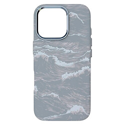 Чехол (накладка) Apple iPhone 16 Pro Max, D-Glory Ultra Slim, MagSafe, Gray Wave, Серый