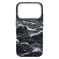 Чехол (накладка) Apple iPhone 17 Pro Max, D-Glory Ultra Slim, MagSafe, Black Wave, Черный