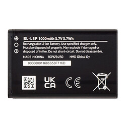Акумулятор Nokia 105 2020, BL-L5P, Original
