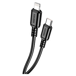 USB кабель Kakusiga KSC-982 Apple iPhone SE 2022 / iPhone 14 Pro Max / iPhone 14 Plus / iPhone 14 Pro / iPhone 14 / iPhone 13 Pro / iPhone 13 Mini / iPhone 13 / iPhone 13 Pro Max / iPhone 12 Mini / iPhone 12 Pro Max, Lightning, 1.0 м., Черный