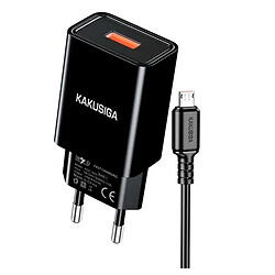 СЗУ Kakusiga KSC-1644, С кабелем, MicroUSB, Черный