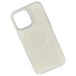 Чохол (накладка) Apple iPhone 15 Pro Max, Matte Neon Box, MagSafe, Кремовий