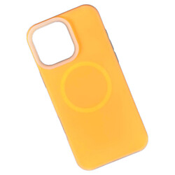 Чехол (накладка) Apple iPhone 16 Pro, Matte Neon Box, MagSafe, Оранжевый