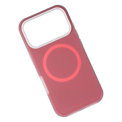 Чехол (накладка) Apple iPhone 17 Pro, Matte Neon Box, MagSafe, Burgundy, Бордовый